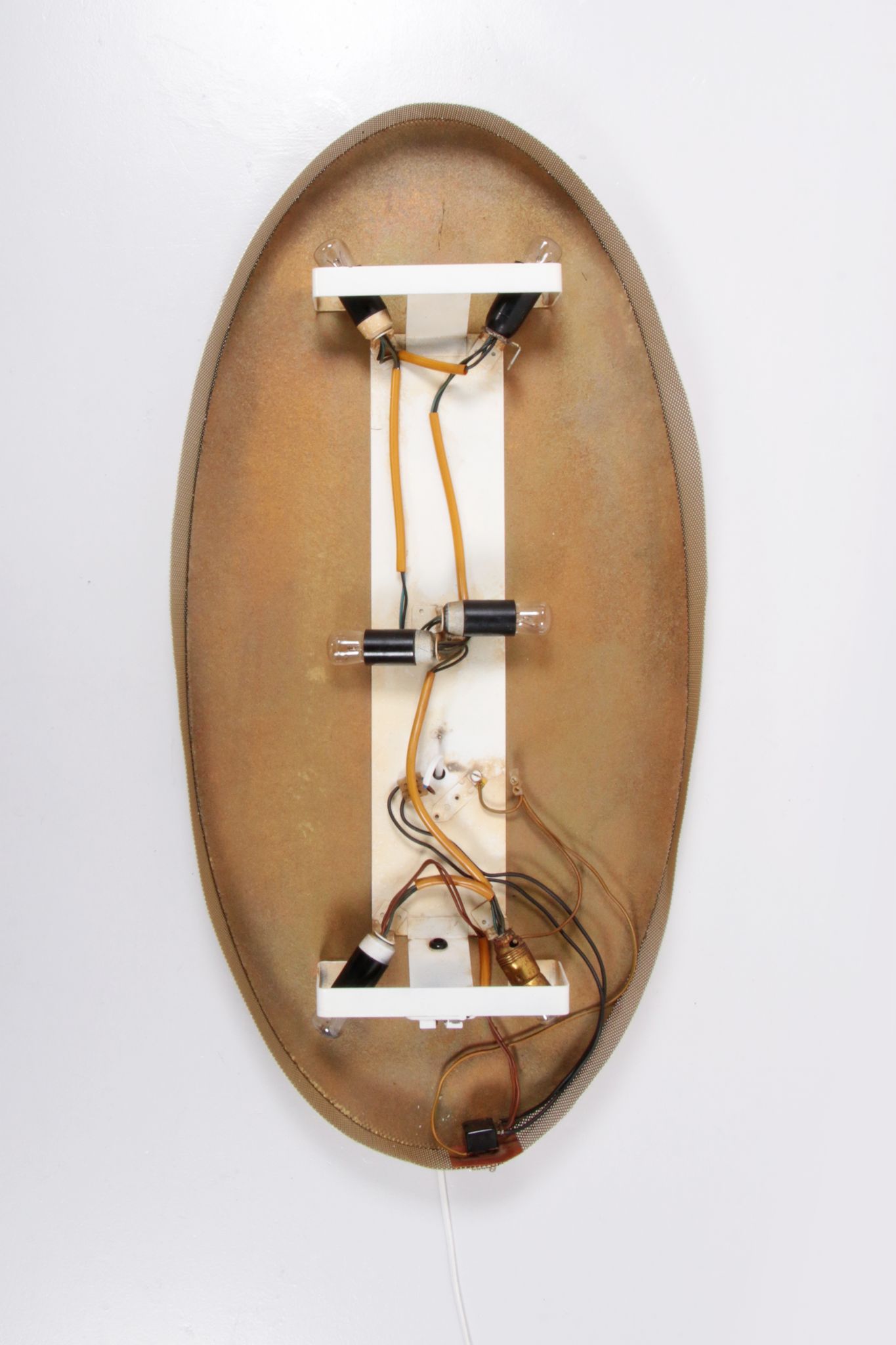Hollywood Regency illuminated wall mirror 1960s Germany