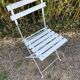 2 Folding metal bistro chairs for brasserie, beer, café, terrace, Brasserie