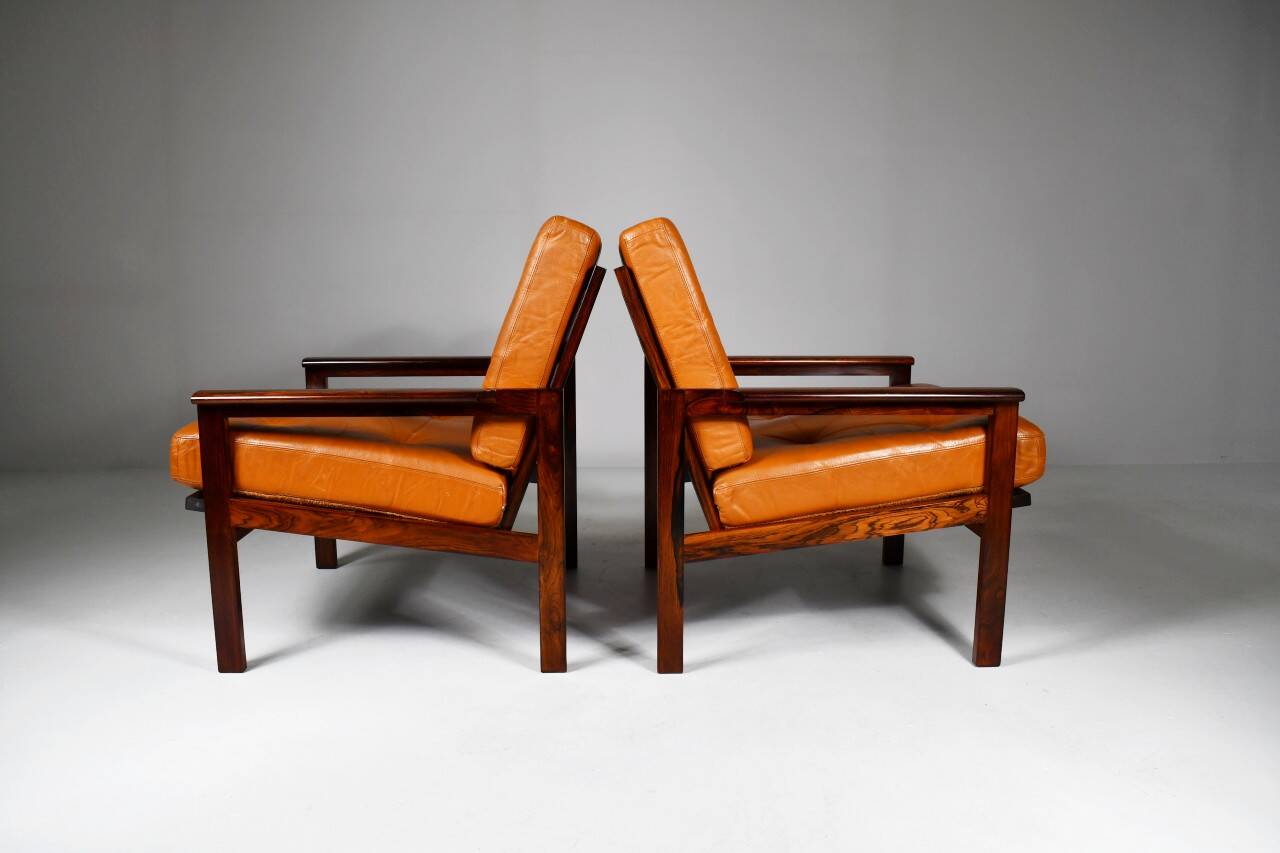 Fauteuils Capella par Ilum Wikkelsø, 1959