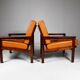 Fauteuils Capella par Ilum Wikkelsø, 1959