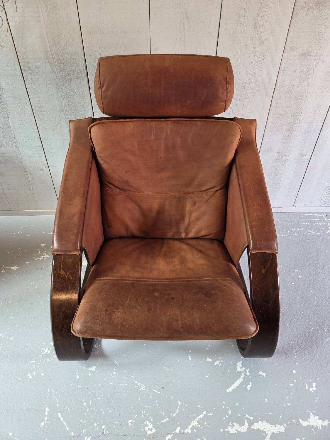 Leather armchair