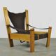 Vintage safari easy chair by john de haard / 1960s  gebroeders jonkers