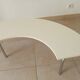 Table basse vintage tripode chrome et formica années 80