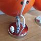 Paire d'appliques eyeball orange