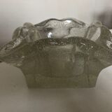 Cendrier massif en verre soufflé travail italien 1960