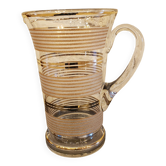 Granite glass jug with gold edging