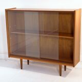 Low library, 1960s teak display case