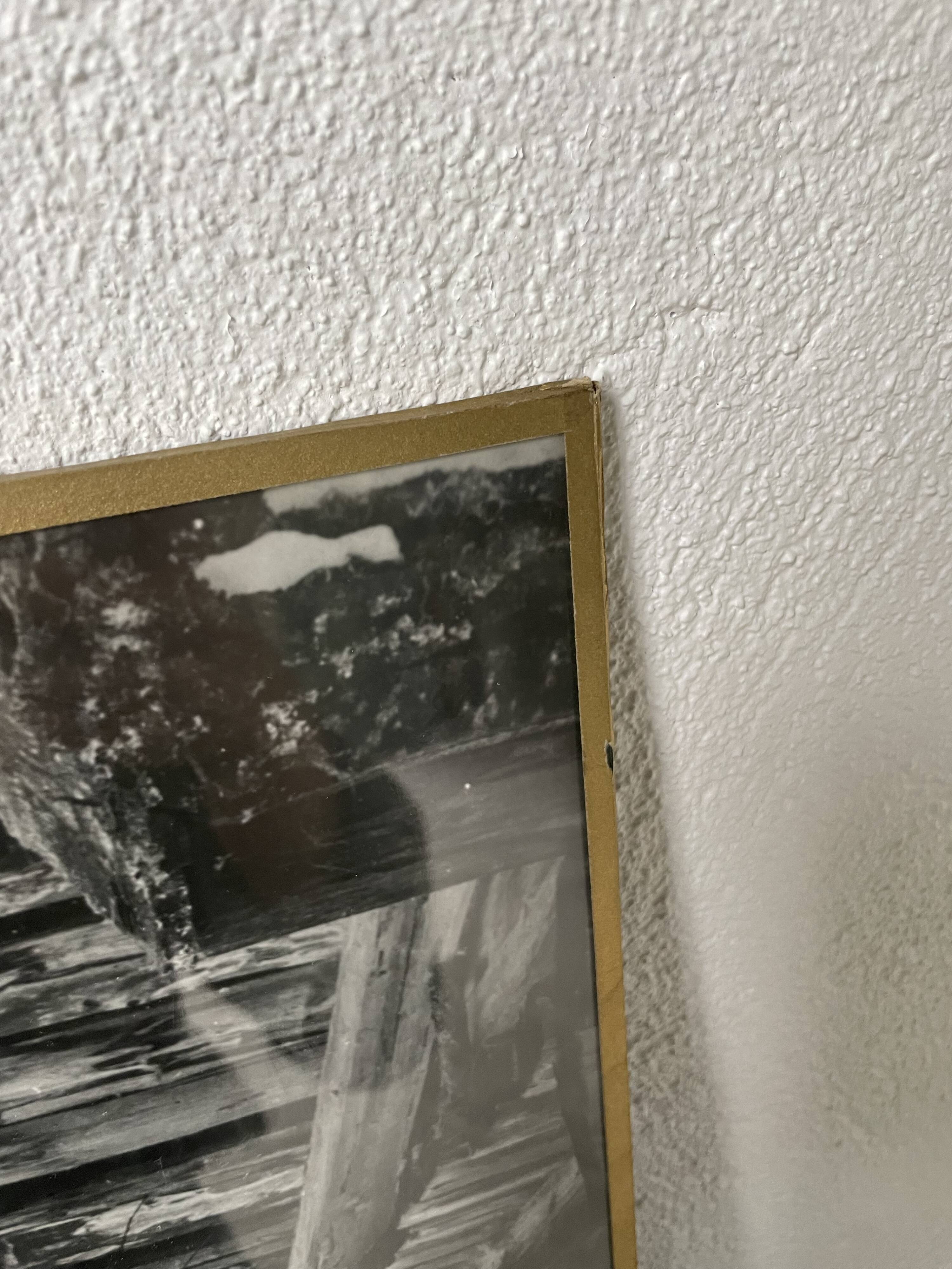 Old photographs lake and mountain