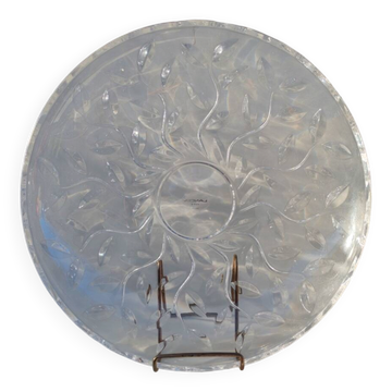 Lancel Paris crystal dish. 1980s.