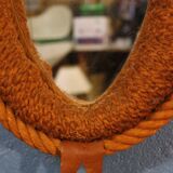 Miroir corde "Licol" 1950s 65x37cm