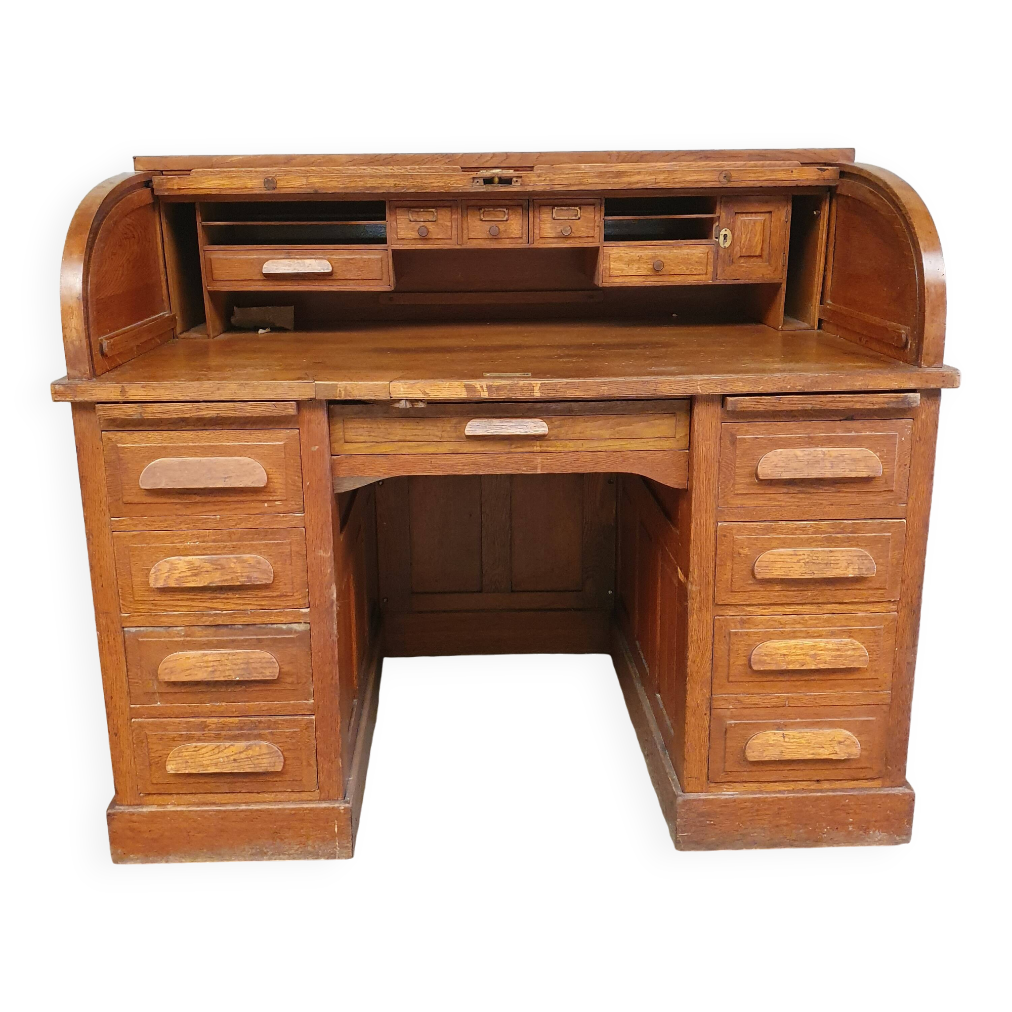 American oak desk