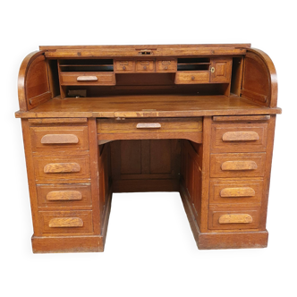 American oak desk