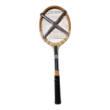 Vintage wooden tennis racket special t Victor Clément metal structure Zephyr