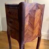 Inlaid bedside table