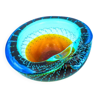 Murano pocket bowl "Sommerso Bullicante" – Galliano Ferro