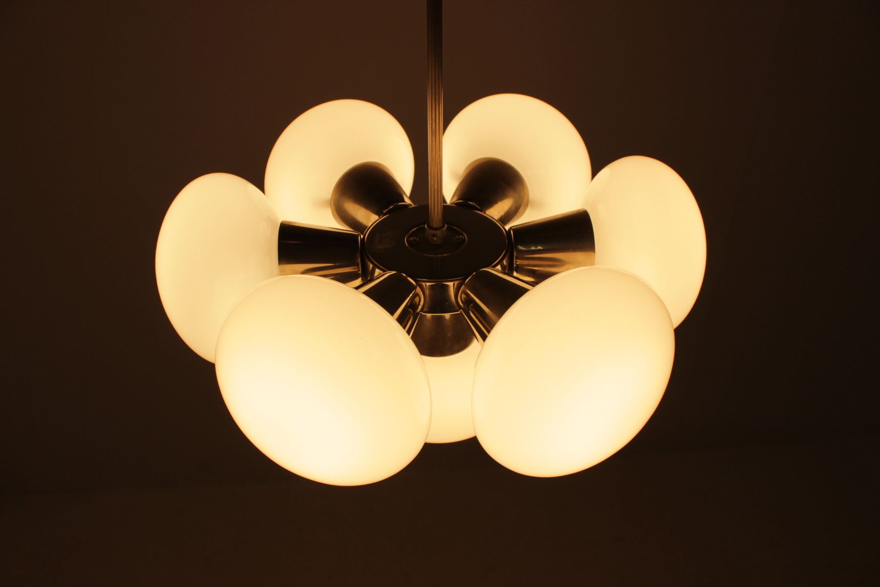 Chandelier Sputnik by Kamenický Šenov 1970 s