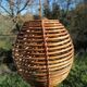 Ball rattan pendant light