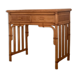Vintage rattan dressing table