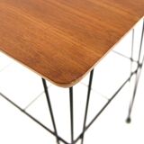"Stringbord" teak side table, Sweden, 1950