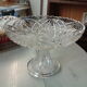 Coupe sur pied verre taillé