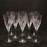 Set of 8 Cristal D'Arques Elixir Water Stemmed Glasses