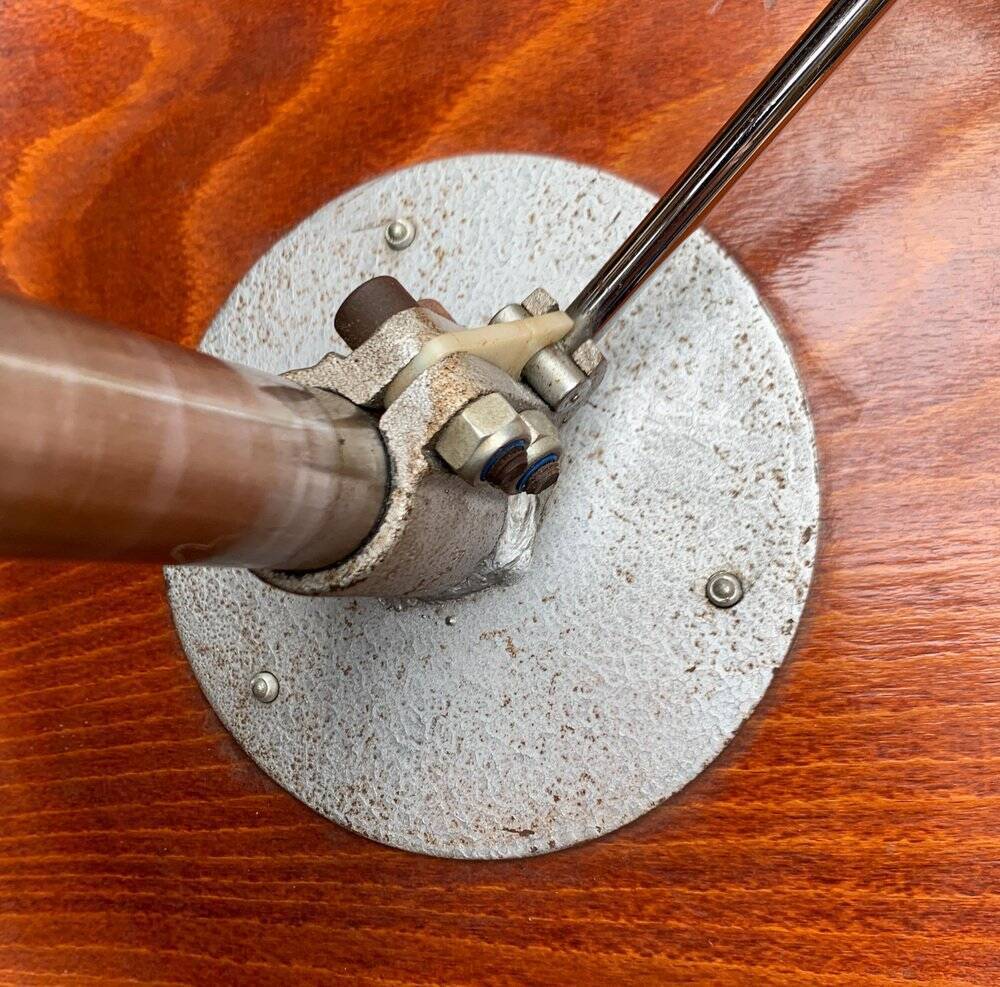 Mid-century German industrial swivel office stool by Schmitz, 1960s