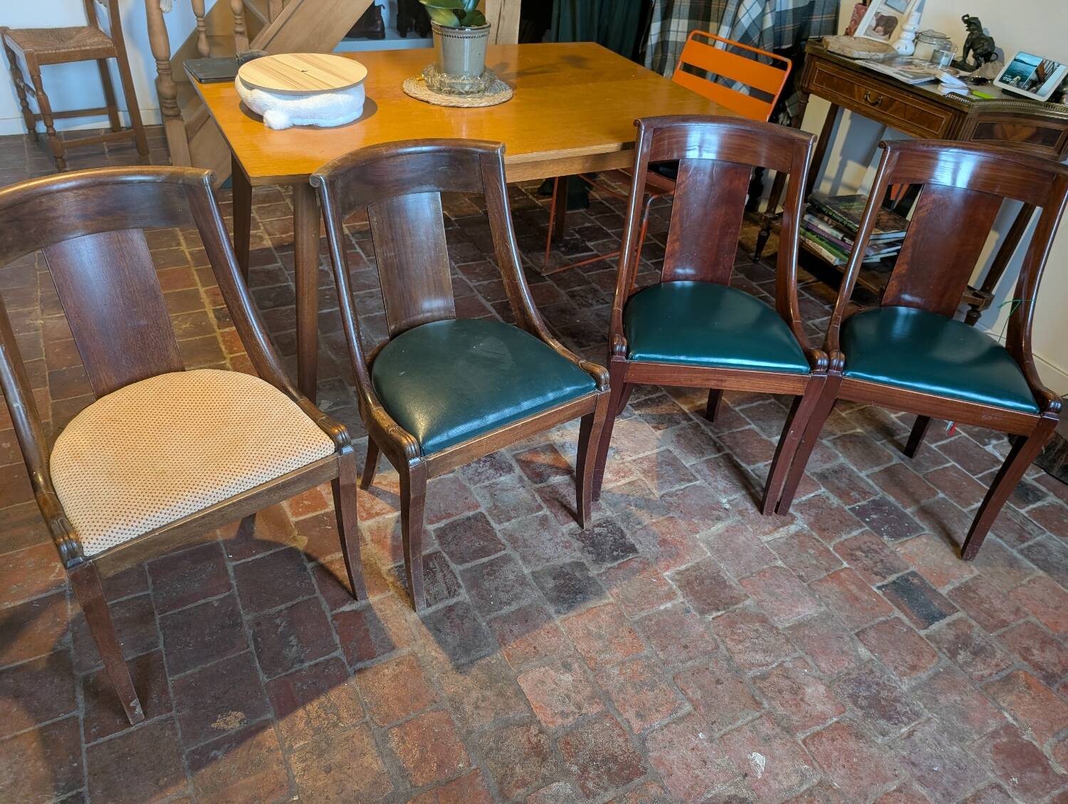 Set of 4 Empire style chairs