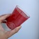 Set of 8 colored water glasses 70s