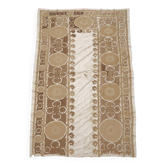 Nappe brodée à la main vintage 154x269 cm
