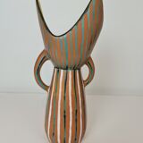 Gabriel Fourmaintraux 2-handle ceramic vase 1960