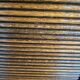 Solid oak double curtain filing cabinet