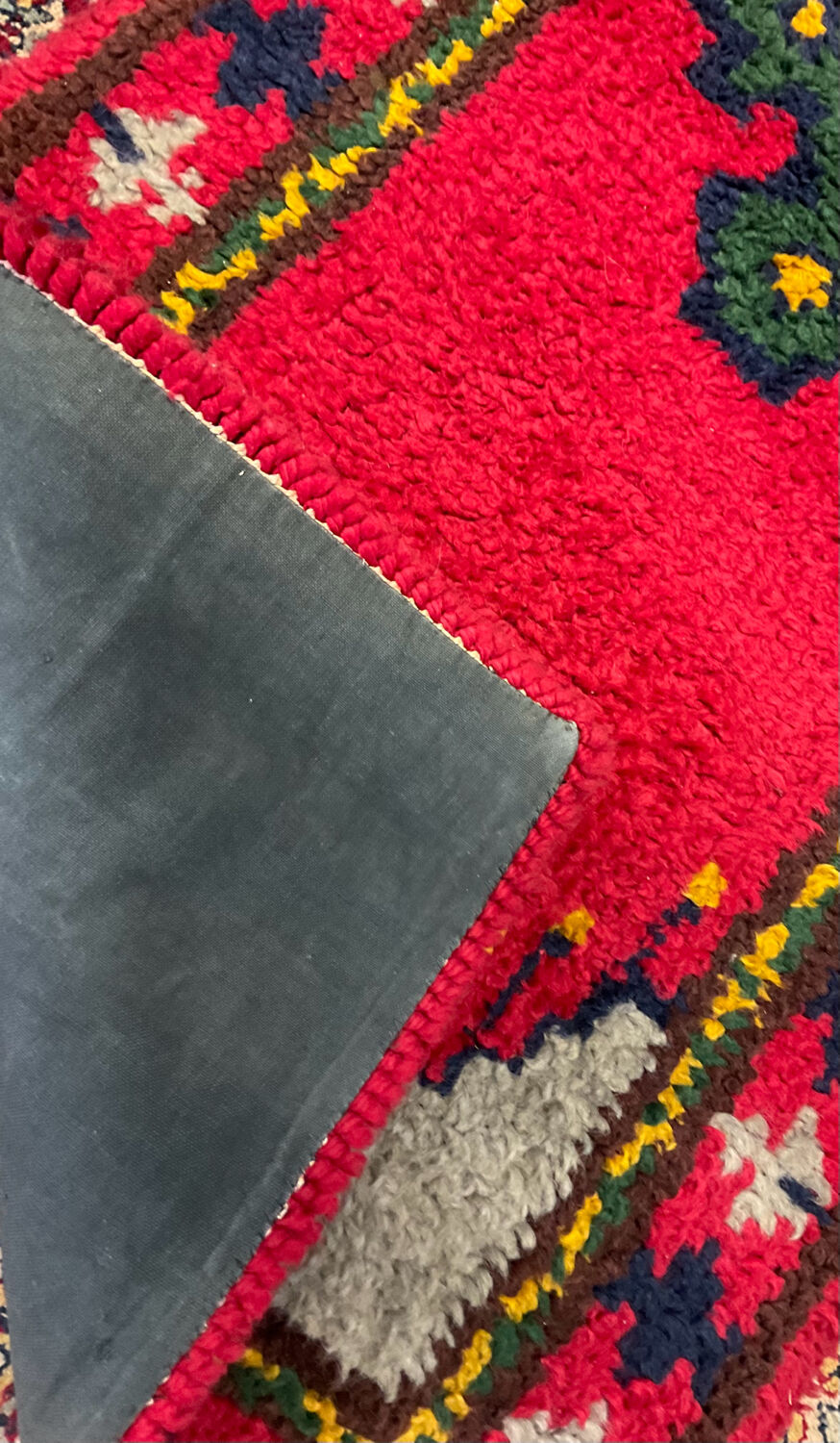 Vintage rug pure Berber style wool