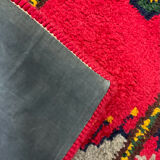 Vintage rug pure Berber style wool