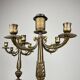 Lampes de table en bronze, Italie, années 1950, lot de 2