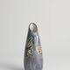 Mid-Century Modern Stoneware Vase with Sgraffito and Butterflies. Sweden, 1950s