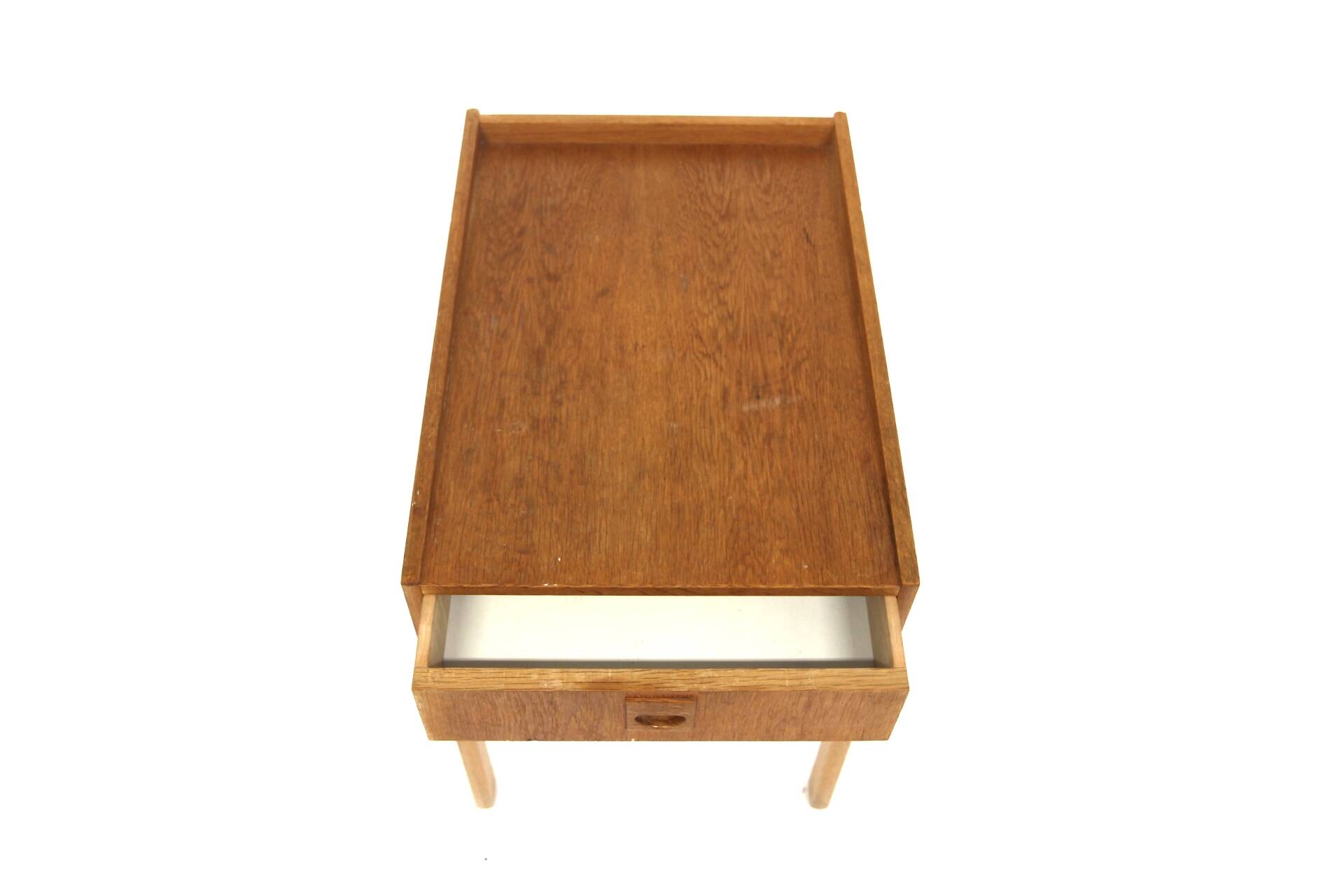 Scandinavian oak bedside table, Sweden, 1960s