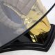 Table low hollywood regency vintage brass and glass