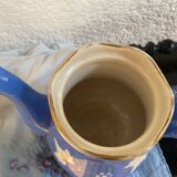 Old Sarreguemines earthenware coffee maker
