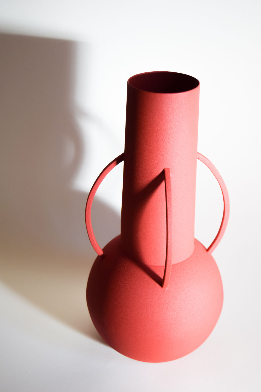 Red vase