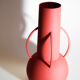 Red vase