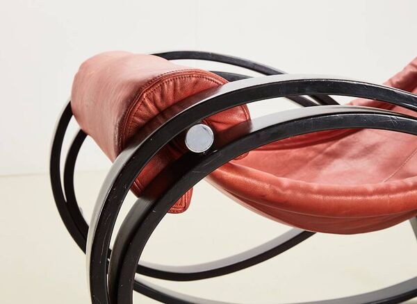 Rocking Chair Gae Aulenti Sgarsul pour Poltronova Italie 1962