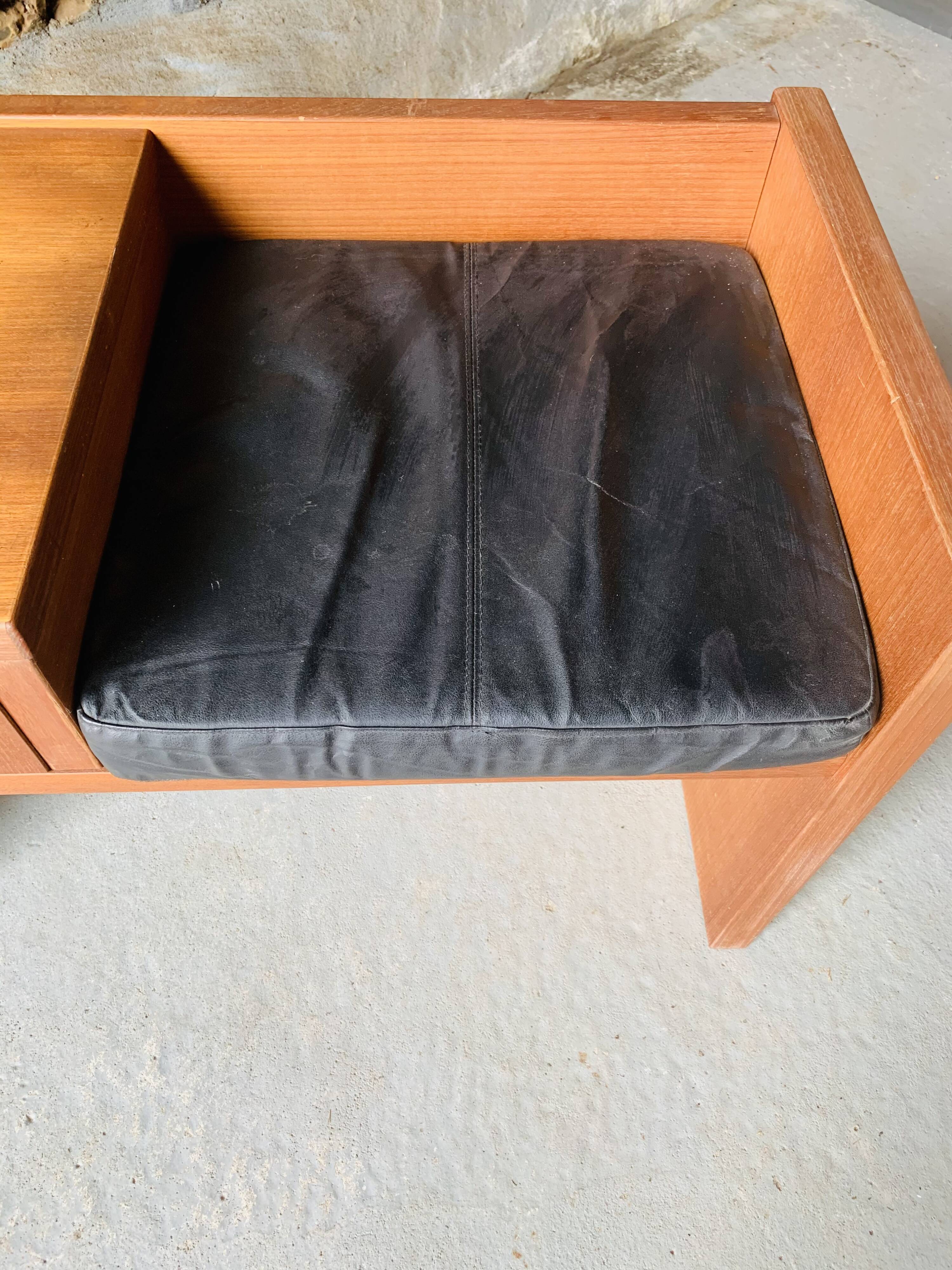 Wooden telephone cabinet