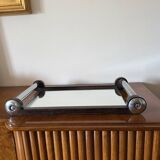 Art Deco wood mirrored tray, France 1930s