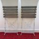 Lot of 2 old garden chairs
