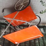 DESSERTE , VINTAGE YEAR 70'S ROULANT TABLE