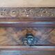 Louis Majorelle Art Nouveau bed + 2 bedside tables