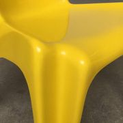 Set of stackable plastic chairs BA 1171 by Helmut Bätzner for Bofinger, 1960s.