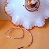 Pleated opaline suspension from 1940