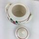 Old sugar bowl with floral decoration Made in France Sarreguemines