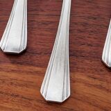 Christofle - Set of 12 Boreal model table forks in silver-plated metal